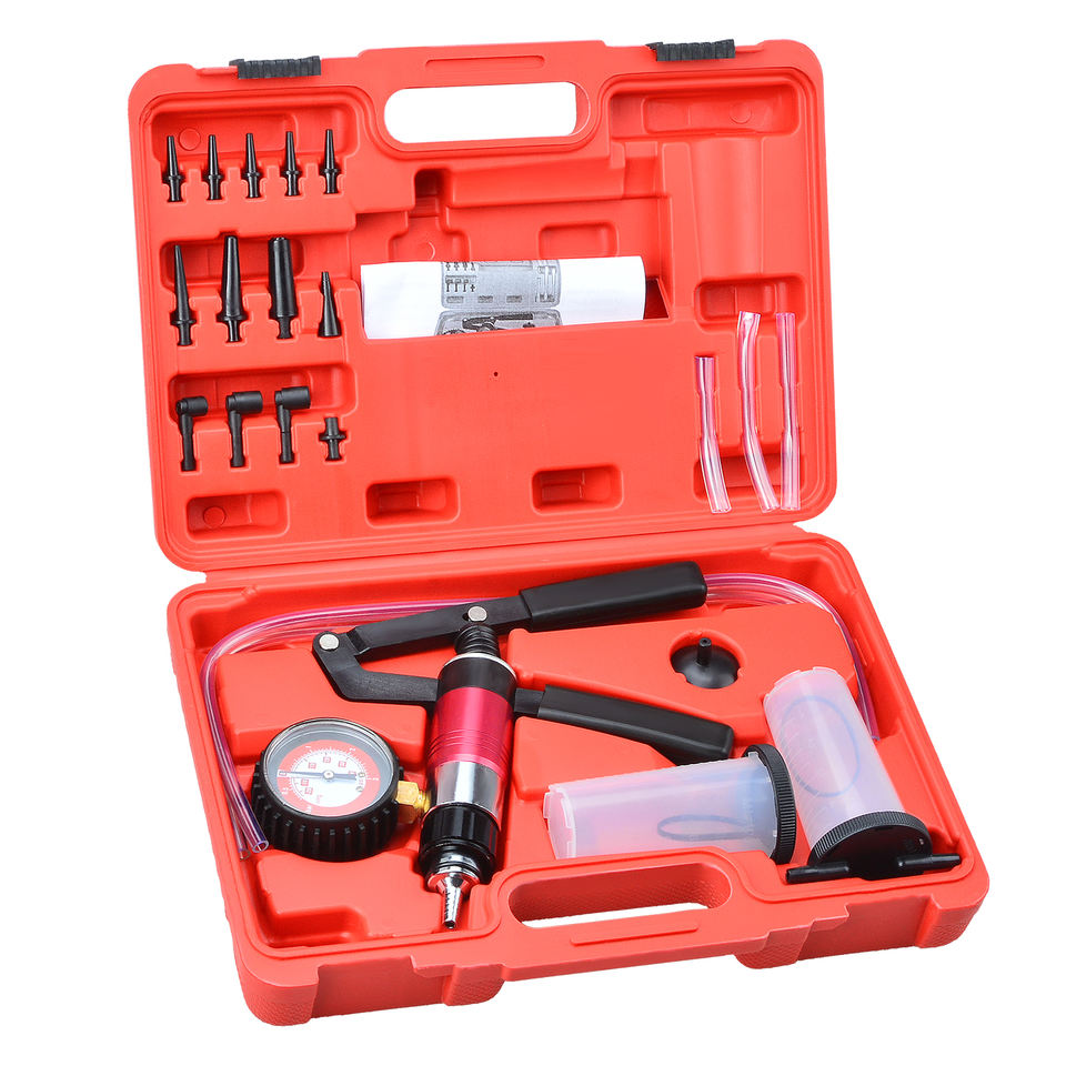 Brake Bleeder Kit - 21PCS 휴대용 진공 권총 펌프 테스터