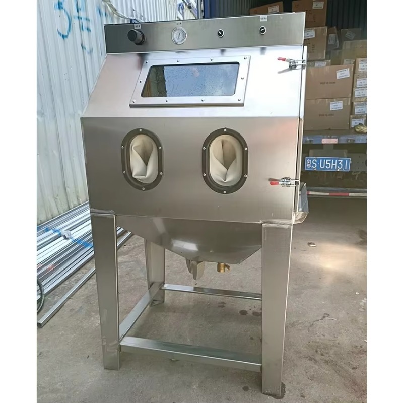 Sandblaster Cabinet - 습식 샌드블라스팅 캐비닛 수동 수증기 샌드블라스터