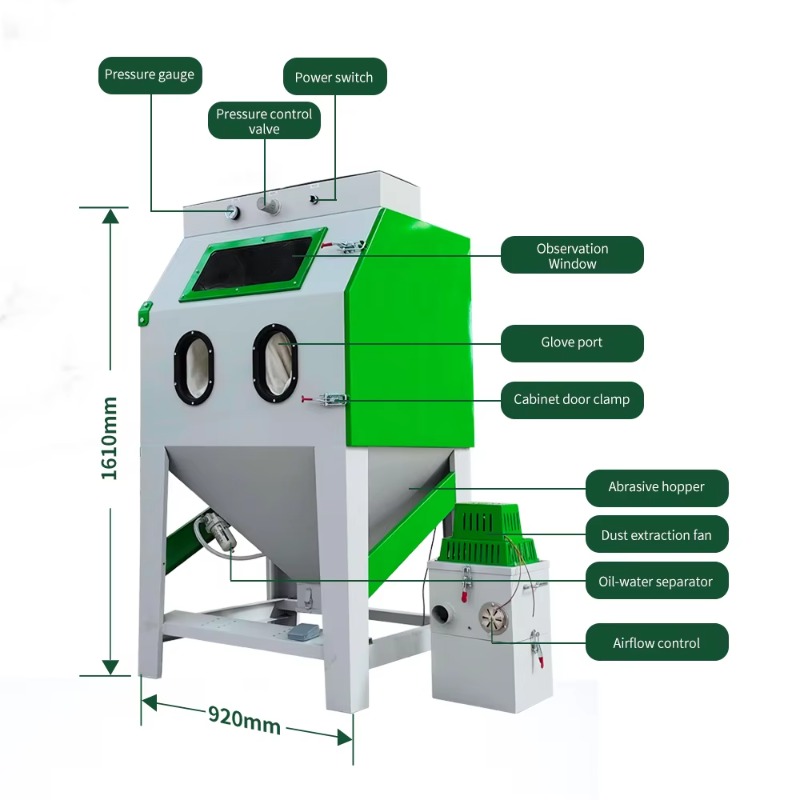 샌드블라스팅 기계 산업용 무분진 샌드블라스팅 기계 샌드 - Sandblaster Cabinet 리뷰 및 가격