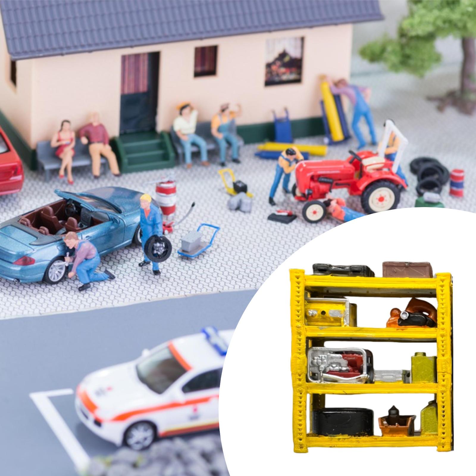 1/64 모형 자동차 수리점 랙 컬렉션 레이아웃 건축물 - Auto Repair Shop Layout 리뷰 및 가격